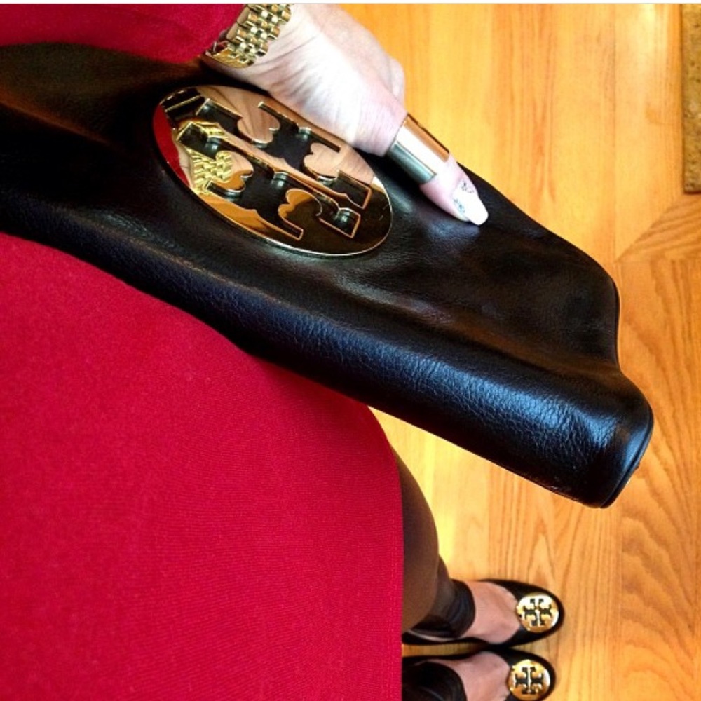 Tory Burch Bag/clutch worn once!